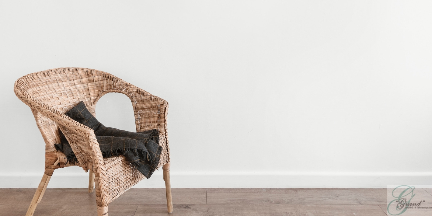 Новые тенденции: плетеная мебель из ротанга.